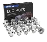 ZOFFI 20pcs M12x1.5 Wheel Nuts Chrome OEM Factory Style Replacement for Toyota Camry Avalon Highlander Prius Sienna&Lexus IS300 LFA CT200h HS250h GS450h and More Factory Wheels
