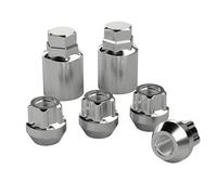 ZOFFI Open End M12x1.5 Locking Nut 4PCS With 2PCS Socket (19mm&21mm) Fits Ford Mazda Honda Freelander
