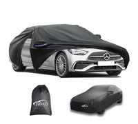 ZOFFI Universal Car Cover 6 Sizes With Driver Side Zip, All Weather Waterproof Scratchproof and UV Protection Fits Length 4.7M-4.85M Saloons Family Car