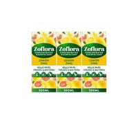 Zoflora 3-in-1 Concentrated Disinfectant Lemon Zing, 500ml (Pack of 3) - Kills 99.9% bacteria & viruses, odour elimination, long-lasting fragrance