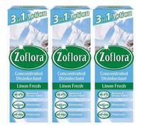 Zoflora Antibacterial Disinfectant 120Ml - Linen Fresh (Pack Of 3)
