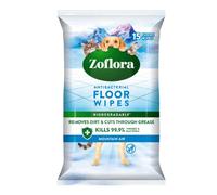 Zoflora Antibacterial Floor Wipes Mountain Air 15 Pack