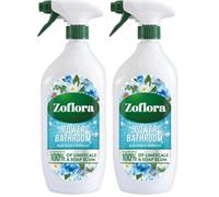 Zoflora Blue Lotus & water Lily Bathroom Cleaner, 1 x 800ml, Removes up to 100% of Limescale and Soap Scum, Leaves surfaces streak-free and sparkling (Pack of 2)