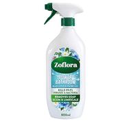 Zoflora Blue Lotus & Waterlilly Power Bathroom Cleaner, Removes Soap Scum, Limescale Remover & Prevention, Antibacterial Multi-Surface Bathroom Spray, Kills 99.9% Of Bacteria & Viruses, 1 X 800 ml
