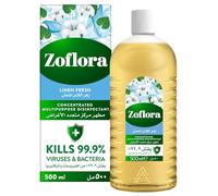Zoflora Concentrated Disinfectant 500 ml, Linen Fresh, 0.5 Liters