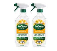Zoflora Concentrated Disinfectant Liquid Antibacterial Multi-Surface Household Cleaner Eliminates 99% of Germs & Odours Assorted Fragrances and Sizes (800ml Pack of 2, Springtime)
