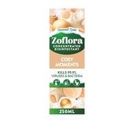Zoflora Cosy Moments Concentrated Disinfectant Liquid, 1 x 250ml, Warm & Inviting Scent, Antibacterial & Multi-Surface Cleaner, Kills 99.9% of Germs