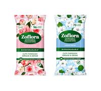 Zoflora Disinfectant Wipes Bundle - Rose Garden 96 Wipes & Linen Fresh 70 Wipes - Custom Bundle created by VitaPoint