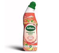 Zoflora Fragrance Burst Toilet Cleaner Gel, Caribbean Grapefruit & Lime, Odour Control with Scent Boosting Technology, Kills 99.9 Percent of Bacteria