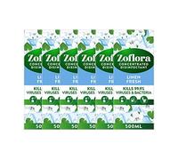 Zoflora Linen Fresh All Purpose Concentrated Disinfectant Liquid 6 X 500 ml, Antibacterial and Multi-Surface, Pet Safe Disinfectant, Kills 99.9 Percent Of Bacteria and Viruses,
