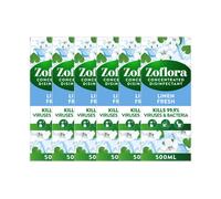 Zoflora Linen Fresh All Purpose Concentrated Disinfectant Liquid 6 X 500 ml, Antibacterial & Multi-Surface, Pet Safe, Kills 99.9% of Bacteria & Virus
