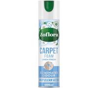 Zoflora Linen Fresh Carpet Fresh and Care Foam 600 ml Refresh and Revive Carpets and Upholstery Eliminates Odour