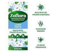 Zoflora Linen Fresh Concentrated Multipurpose Disinfectant Liquid Anti