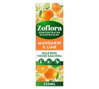 Zoflora Mandarin & Lime Disinfectant, 250ml, Kills 99.9% Bacteria