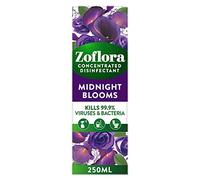 Zoflora Midnight Blooms Concentrated Disinfectant Liquid, Floral Scent, 1 x 250ml,Antibacterial & Multi-Surface Cleaner, Kills 99.9% of Bacteria & Viruses
