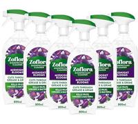 Zoflora Midnight Blooms Multipurpose Disinfectant Trigger Spray, 6 x 800ml, Floral Antibacterial Multi-Surface Cleaner, Pet-Friendly, Kills 99.9% of Bacteria & Viruses.