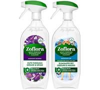 Zoflora Multi Purpose Disinfectant Cleaner Spray, Midnight Blooms Scent + Mountain Air Scent, 800 ml (Pack of 2)