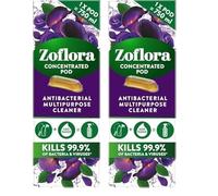 Zoflora Refill POD Midnight Blooms, 1 x 9ml, Long-Lasting Fragrance, Odour Eliminator & Antibacterial Multi-Surface Cleaner, Kills 99.9% of Bacteria (Pack of 2)