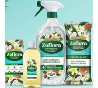 Zoflora Sunshine Escape Multipurpose Disinfectant Liquid (500ml), Large Wipes (96pk) and Cleaner Spray (800ml) Multipack (Sunshine Escape)