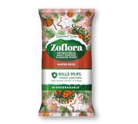 Zoflora Winter Spice Biodegradable Wipes, Antibacterial Multi-surface Cleaning Wipes, Kills 99,9% of Bacteria & Viruses, Convenient, Quick Cleaning, 1 Pack (108 Sheets)