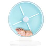 ZOFUN Hamster Wheel, 20 cm Small Pets Exercise Wheel with Adjustable Stand, Dual-Bearing Silent Hamster Wheel, Wider Runway Running Wheel for Chinchilla, Gerbils, Mice, Dwarf Syrian Hamsters