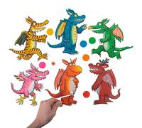 Zog Build A Dragon Puzzle Game. Roll The Dice to Race & Collect Your Pieces to Become the Puzzle Champion. Includes 6 Puzzles & Coloured Dice. Ages 3+. Officially Licensed Zog Merchandise.