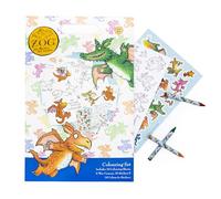 Zog Colouring Set for Kids | Crayons, Colouring Sheets & Sticker Activity Kit | Children’s Creative Art Set | Screen-Free Travel Activity