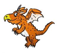 Zog Flying Left Sew On Patch