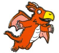 Zog Flying Right Pin Badge