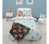 Zog Kids White & Blue Bedding Set - Single