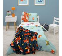Zog Kids White & Blue Bedding Set - Toddler