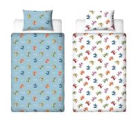 Zog Officially Licenced Single Duvet Cover Set | Stars Design | Reversible 2 Sided Bedding Including Matching Pillow Case | Perfect For Kids Bedroom | Polycotton