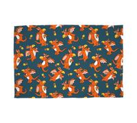 Zog the Dragon Blanket Childrens Soft Fleece Blue Kids Throw 100cm x 150cm