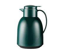 ZOGBX Glass Lined Thermal Coffee Carafe (1.5L/53oz), With Screw Lid And Handle, Double Walled Large Insulated Vacuum Flask, 24 Hour Heat Retention, For Serving Tea, Water, And Coffee (Color : Green)
