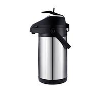 ZOGBX Thermal Coffee Carafe With Pump, Lever-Action Airpot, Stainless Steel Insulated Flask, Double Walled Large Insulated Vacuum Flask, 24 Hour Heat Retention (Size : 3L)
