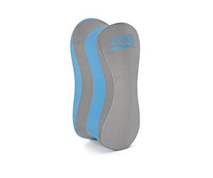 Zoggs Adults Pull Buoy Safe Swimming Training Aid, Ergonomic Design - Grey/Blue