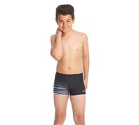 Zoggs Boys Diego Hip Racer - Black/Grey, Age 14-15