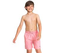 Zoggs Boys Mosman Washed Swim Shorts - Pink, Size 24-Inch/8-9 Years