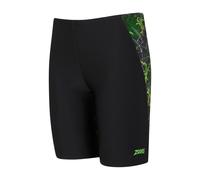 Zoggs Boys Spike Green Cruise Mid Jammer Size: 14, Colour: Black/Green