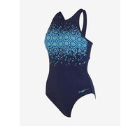 Zoggs Crossback Maya women's swimming costume navy blue light blue - 34