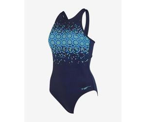 Zoggs Crossback Maya women's swimming costume navy blue light blue - 34
