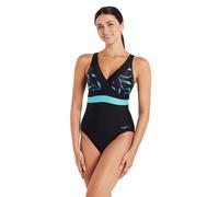 Zoggs Daintree Squareback Swimsuit Womens UK8