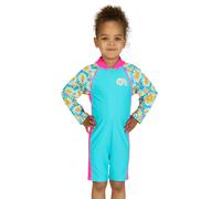 Zoggs Daisy Long Sleeve All In One Junior Swimsuit 4Yr