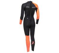 Neoprene suit Zoggs Explorer Pro FS black orange woman - XS