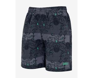 Zoggs Fish Shorts Black Grey Boy - L