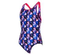 Zoggs Girls Disco Fan One Piece Flyback Swimsuit Size: UK 12, Colour: Assorted