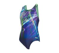 Zoggs Girls Power Surge One Piece Flyback Swimsuit Size: 14, Colour: Assorted
