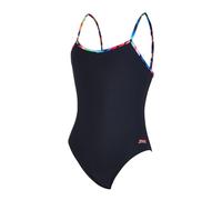 Zoggs Girls Rainbow Palms Classicback Swimsuit Size: 26, Colour: Multicoloured