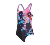 Zoggs Girls Tentacool Rowleeback Swimsuit Size: 14, Colour: Multicoloured