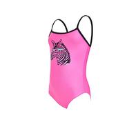 Zoggs Girl's Zebra Classicback Pink 22 One Piece Swimsuit